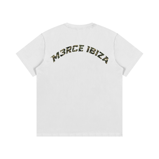 M3RCE IBIZA camo Cotton T-Shirt