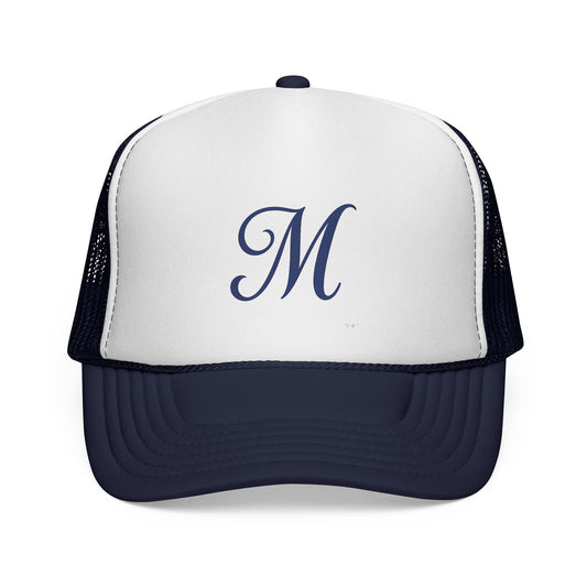 navy m3rce trucker cap