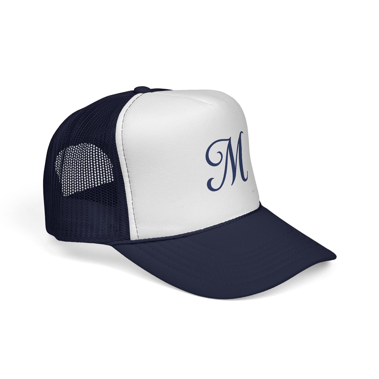 navy m3rce trucker cap